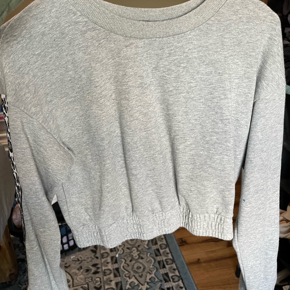 Kittenish cropped sweatshirt